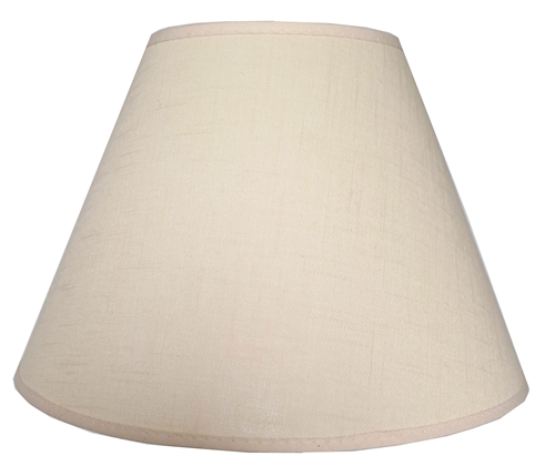 lampeskærm 14x19x30 TNF creme hør med låg